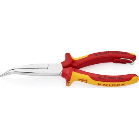 Knipex Pinces à becs demi-ronds avec tranchant, (pinces bec de cigogne) Knipex 2626200T