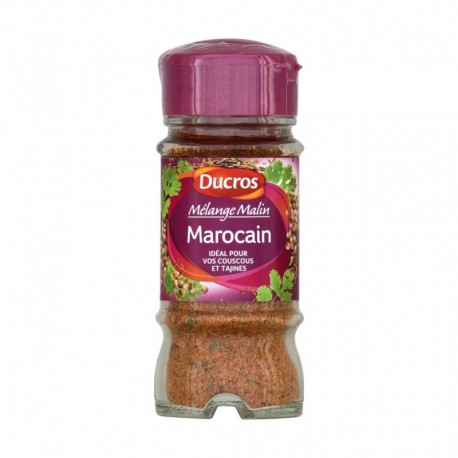 Ducros Mélange Malin Marocain Idéal pour vos Couscous et Tajines 32g (lot de 3)