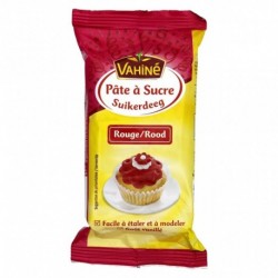 Vahiné Pâte à Sucre Rouge 100g (lot de 3)