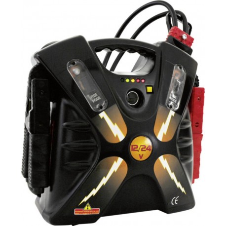 Kraftwerk Start-Booster 12-24V 24Ah 1900/5000A Longueur du câble 228cm Kraftwerk 31306