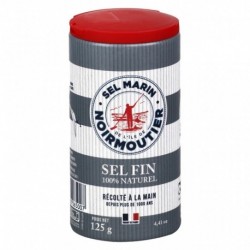 Sel Ile De Noirmoutier Sel fin 125g (lot de 3)