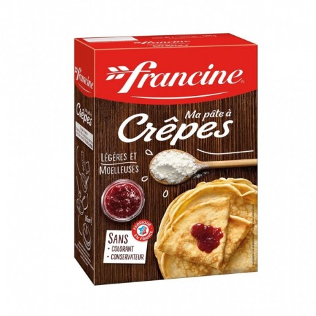 Francine Ma Pâte à Crêpes Légères et Moelleuses par 2 Sachets 380g (lot de 6)