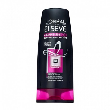 L’Oréal Paris Elseve Arginine Resist x3 Démêlant Renforçateur Cheveux Fragilisés Tendance à Tomber 200ml (lot de 4)