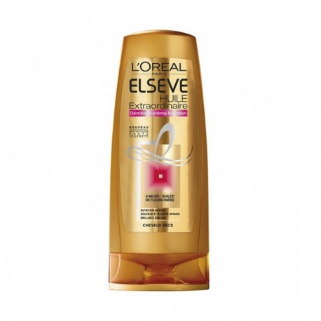 L’Oréal Paris Elseve Huile Extraordinaire Démêlant Crème Nutrition Cheveux Secs 200ml (lot de 4)