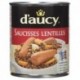 D’aucy Saucisses aux Lentilles 840g (lot de 6)