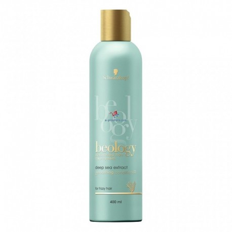 Schwarzkopf Beology Après-Shampooing Lissant pour Cheveux Bouclés Enrichi en Extrait Marin 400ml (lot de 2)