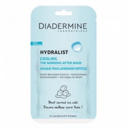 DIADERMINE Hydralist Masque Frais Lendemain Difficile Hydrocomplexe Microalgue du Désert (lot de 4)