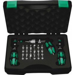 Wera Set de tournevis dynamométriques 27pcs 0,3-6 Nm réglable 05074739001