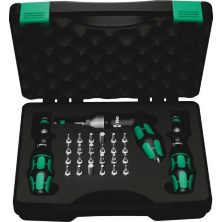 Wera Set de tournevis dynamométriques 27pcs 0,3-6 Nm réglable 05074739001