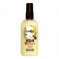 Lovea Huile Solaire SPF 15 Monoï de Tahiti Water Resistant 125ml (lot de 2)