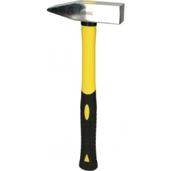KS Tools INOX Marteau d'ingénieur avec manche en fibre de verre, 1500g 964,2043