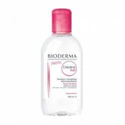 BIODERMA Créaline H2O Solution Micellaire Démaquillante Peaux Sensibles 250ml (lot de 2)