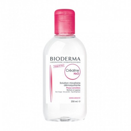BIODERMA Créaline H2O Solution Micellaire Démaquillante Peaux Sensibles 250ml (lot de 2)