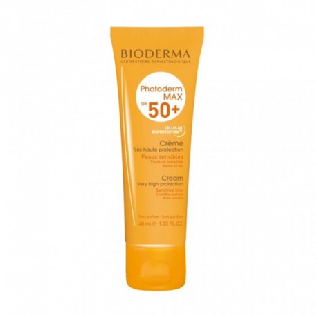 BIODERMA Photoderm Max SPF 50+ Crème Très Haute Protection Peaux Sensibles 40ml (lot de 2)