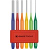 PB Swiss Tools Jeu de chasse-goupilles sur support en plastique, qualité spéciale revêtement par poudre, Nombre de chasse-goupil