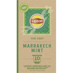 Thé vert Marrakech Tea Lipton Compatible Nespresso 25g