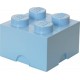 LEGO Storage Brick Boîte de Rangement bleu clair pastel x4 40031736