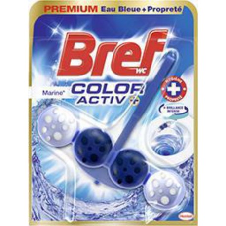 Bref WC Color Activ+ Marine bloc 50g (lot de 3)