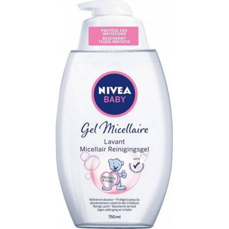 Nivea Baby Gel Micellaire Lavant 750ml (lot de 3)