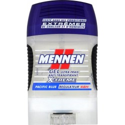 Mennen Homme Stick Gel Ultra-Frais Anti-Transpirant X-Treme Pacific Blue Régulateur 48H 75ml (lot de 3)