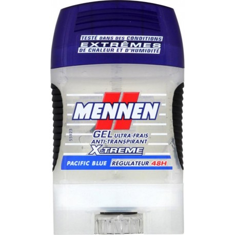 Mennen Homme Stick Gel Ultra-Frais Anti-Transpirant X-Treme Pacific Blue Régulateur 48H 75ml (lot de 3)