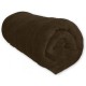 Terre De Nuit Couverture Polaire 100% Polyester Chocolat 180x220 - Terre de Nuit