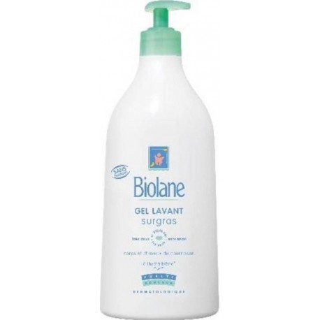 Biolane Gel Lavant Surgras Corps et Cheveux 750ml (lot de 3)