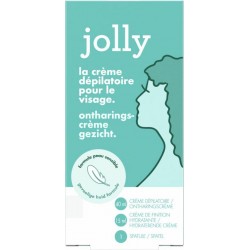 JOLLY CREME DEPILATOIRE VISAGE 55ml 2 tubes 40ml