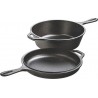 LODGE Sauteuse Combi sauteuse poele en fonte