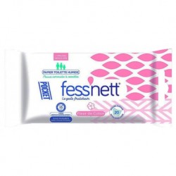Fess’nett Papier Toilette Humide “Fleur De Coton” 20 Lingettes