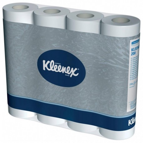 Kleenex Papier Toilette Blanc Aquatube 12 Rouleaux