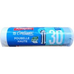 ALFAPAC SACS POUBELLE HAUTE 30L x15