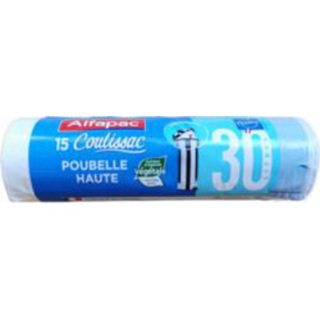 ALFAPAC SACS POUBELLE HAUTE 30L x15