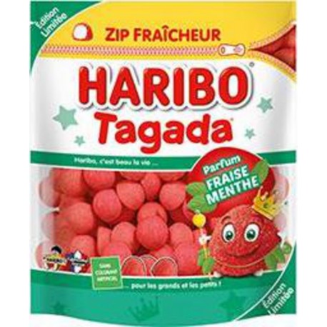 HARIBO TAGADA FRAISE MENTHE 200G