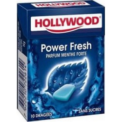 HOLLYWOOD DRAGEE SANS SUCRE POWERFRESH X20