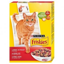 Friskies Croquettes Chats Adultes Boeuf Poulet 400g