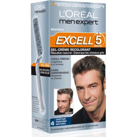 L'Oréal MEN EXPERT EXCELL 5 COLORATION Châtain Profond Naturel 4