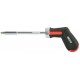 KS Tools Tournevis revolver à cliquet avec 6 embouts 159.2051