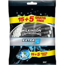 Wilkinson Sword Extra 2 - Rasoirs jetables Activ x20