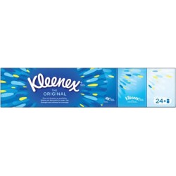 Kleenex Mouchoirs The Original x24 étuis (lot de 6 soit 144 étuis)