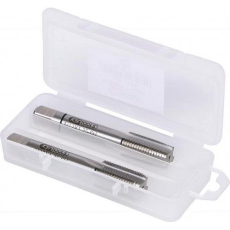 KS Tools Jeu de 2 tarauds à main HSS MF8 331.1107