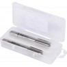 KS Tools Jeu de 2 tarauds à main HSS MF8 331.1107