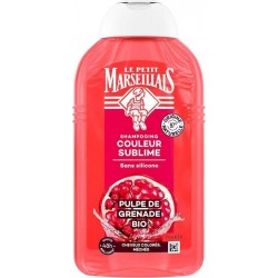 LE PETIT MARSEILLAIS Shampoing sublime couleur infusion coquelicot grenade bio 250ml
