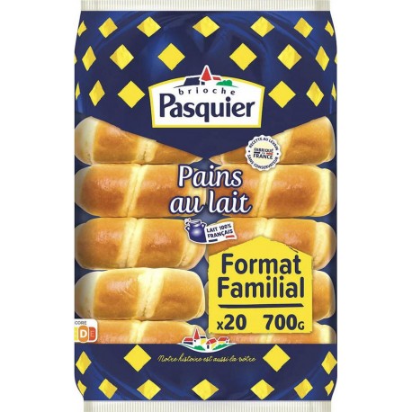 Pains au lait Pasquier x20 700g