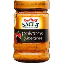 SACLA Sauce trio de Poivrons et Aubergines 190g