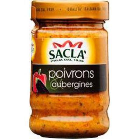 SACLA Sauce trio de Poivrons et Aubergines 190g