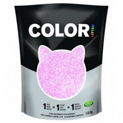 Nullodor Litière Agglomérante Ultra Absorbante Color Rose 1,8Kg