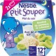 Nestlé P’tit Souper Plat du Soir Mouliné de Poireaux Riz Crémeux (+12 mois) par 2 pots de 200g (lot de 6 soit 12 pots)