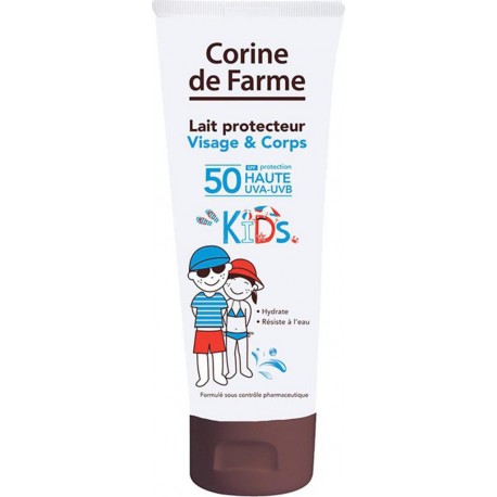 Corine de Farme Lait Protecteur Visage & Corps SPF 50 Protection Haute Kids 125ml (lot de 2)