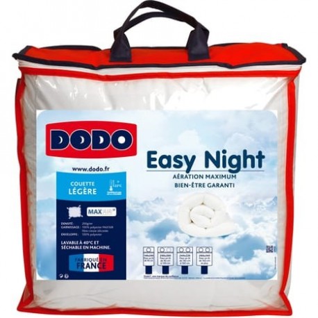 DODO Couette extra légère ANTI-TRANSPIRATION 200g/m² 140x200cm